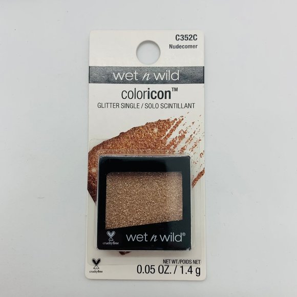 Wet n Wild Color Icon Glitter 20 pk, C352C Nudecomer Ultra-Pigmented Makeup NEW - Picture 3 of 4